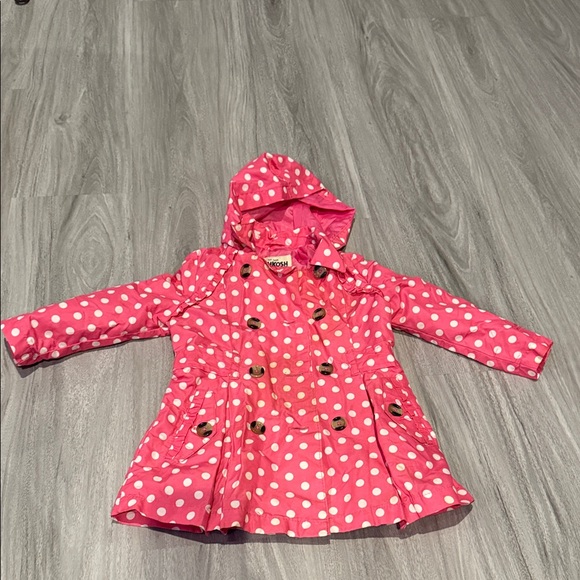 OshKosh B'gosh Other - OshKosh B'gosh Pink and White Polka Dot Raincoat